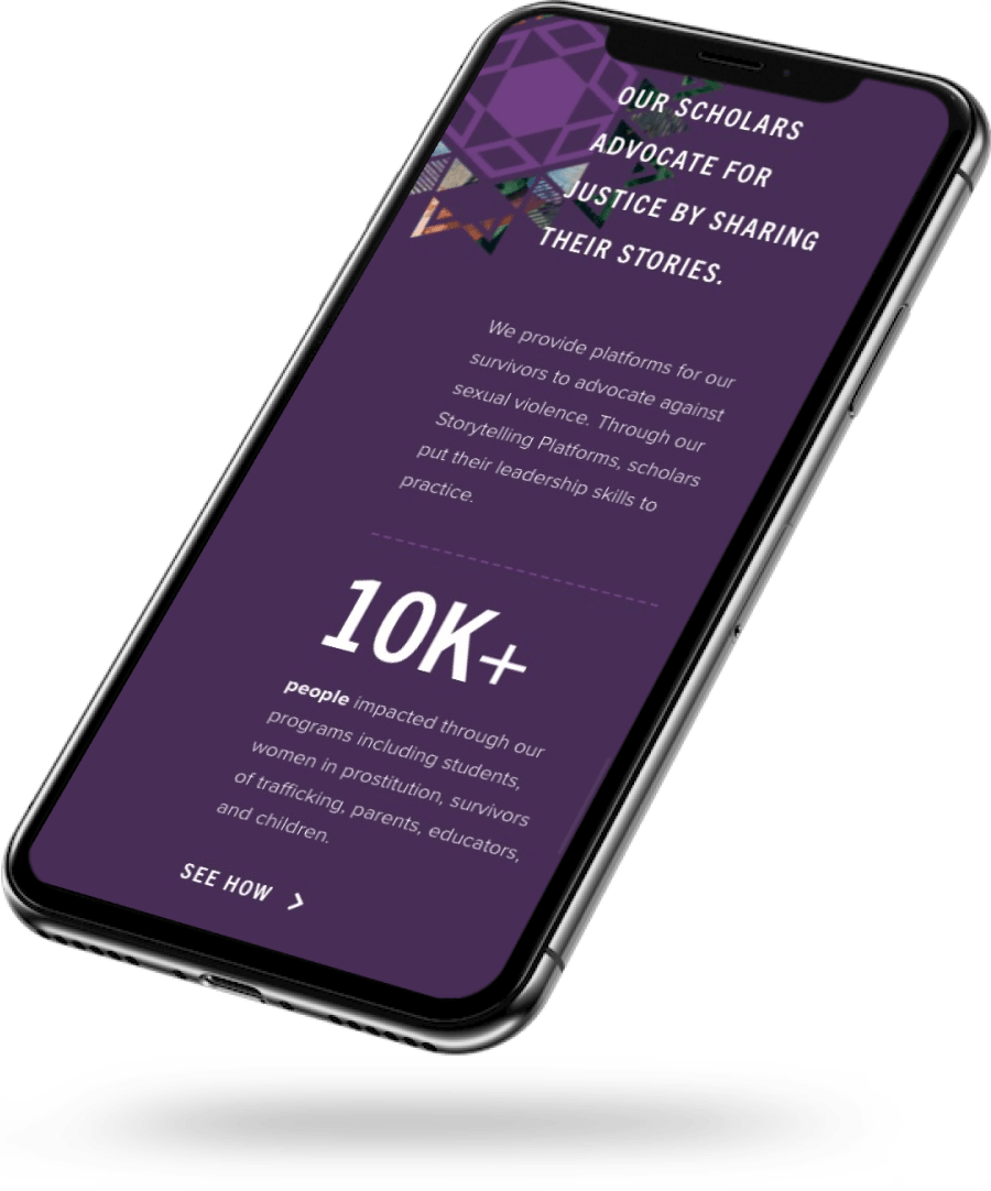 Brave Factor mobile mockup