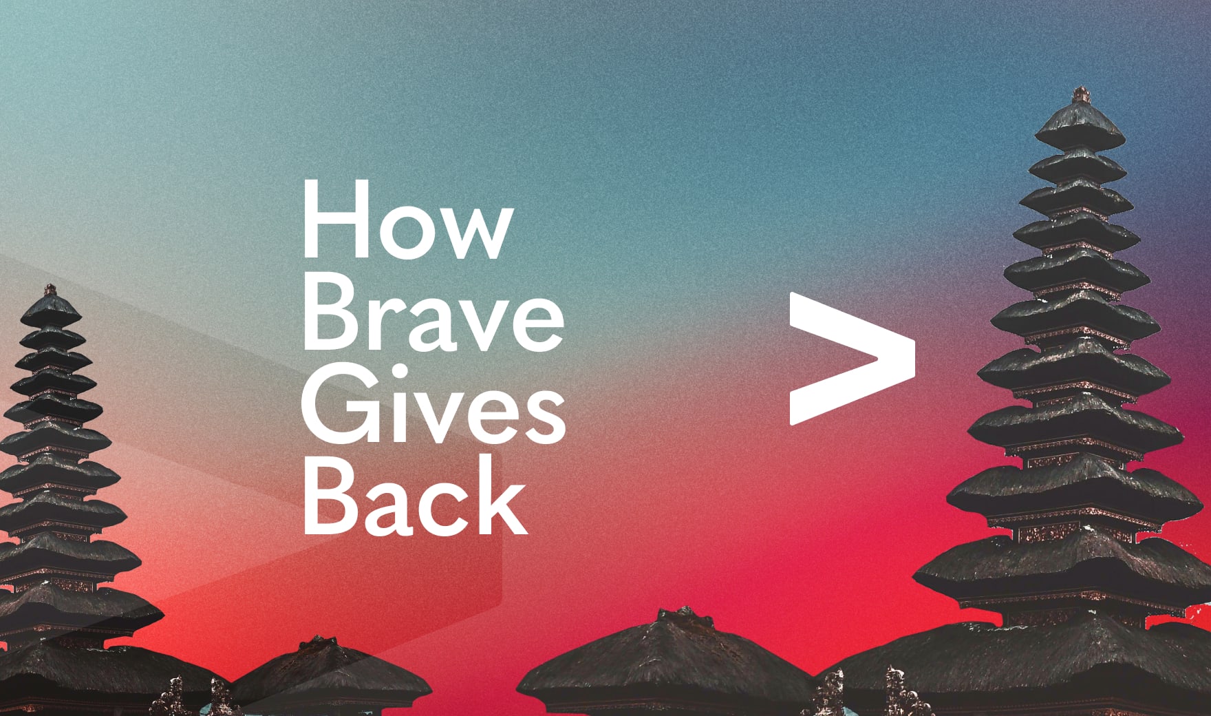 Brave Factor Gives back to community banner