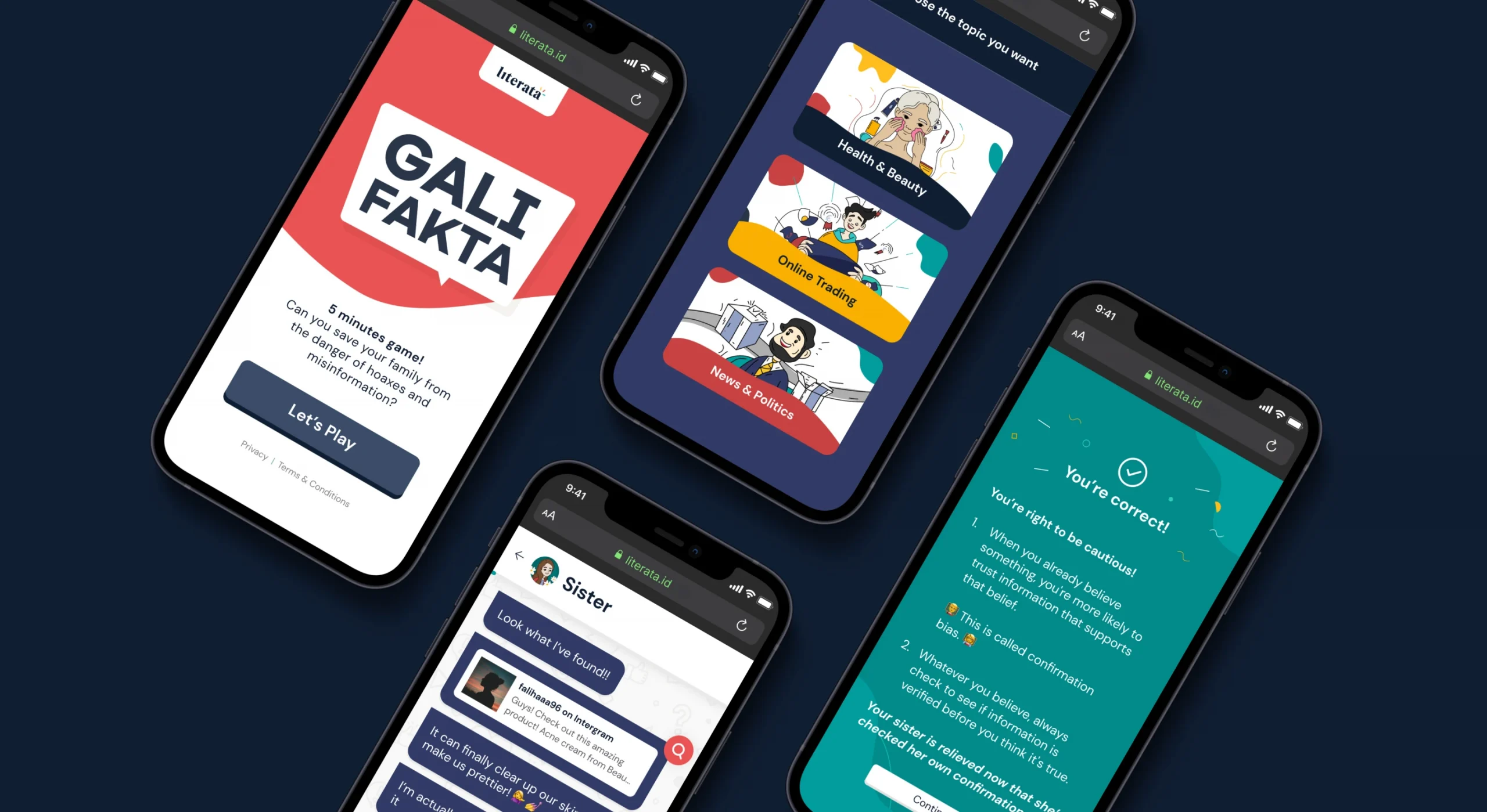 gali fakta case study mobile web design