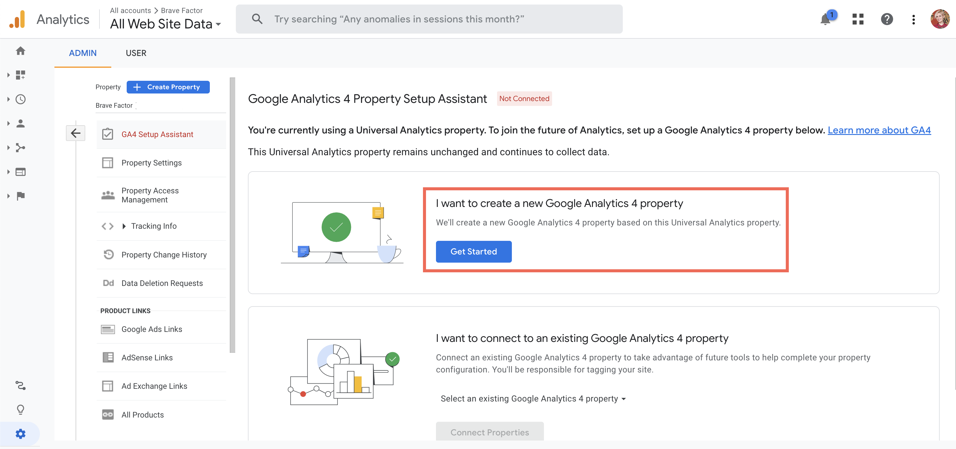 Google Analytics 4 setup