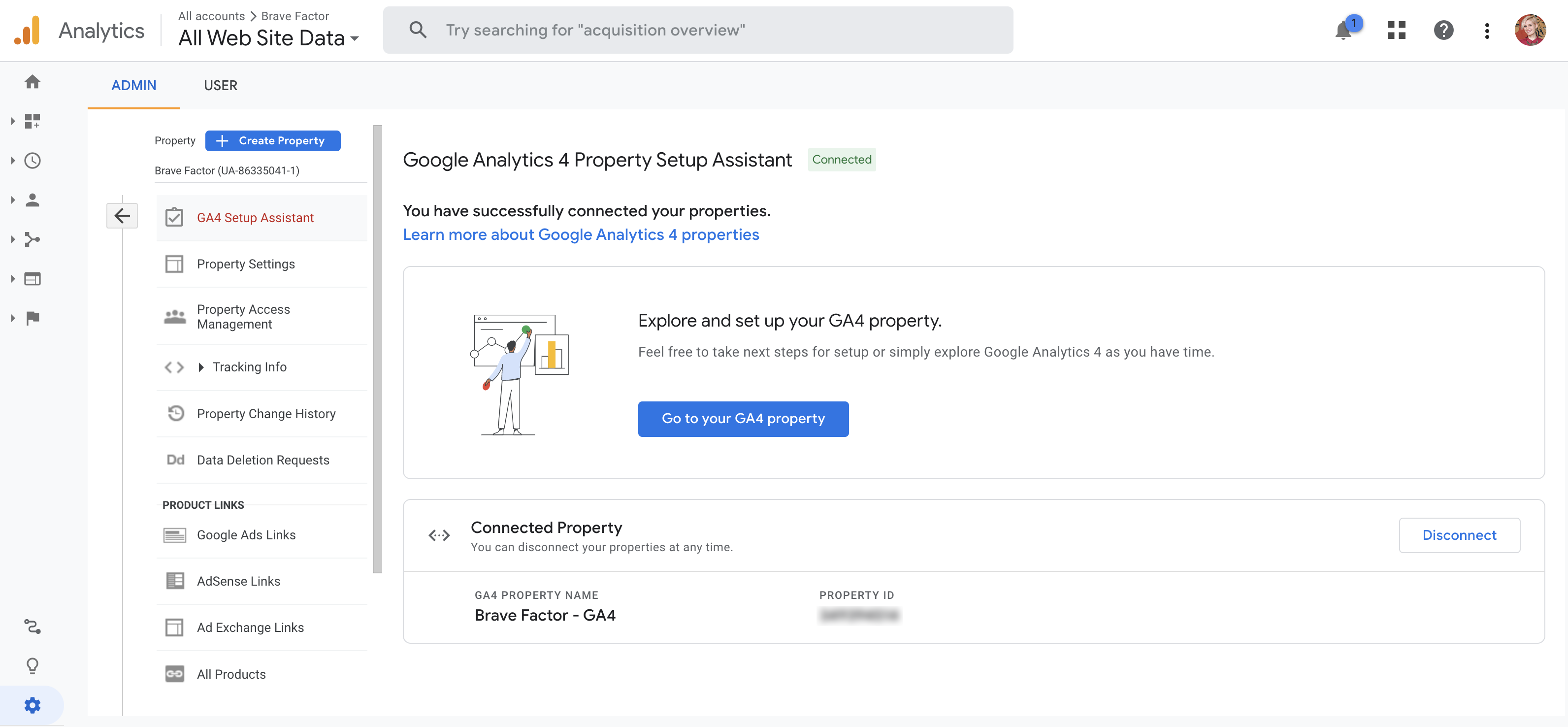 Google Analytics 4 setup